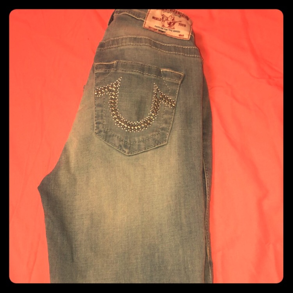 True religion distress jeans! Perfect condition